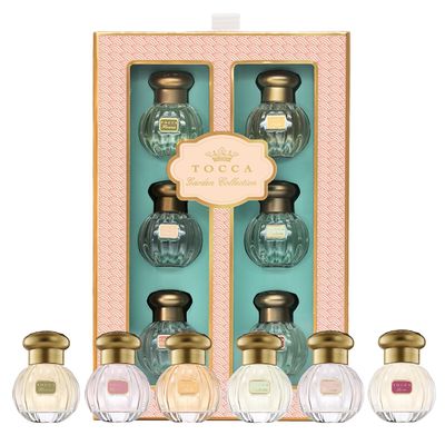 Tocca Mini Perfume Set of 6, 5ml (0.16 Fl Oz) Each, Spring Garden Collection - Includes Florence, Stella, Simone, Giulietta, Cleopatra Lucia, Eau de Parfum Dabbers Fragrance Gift Set for Women
