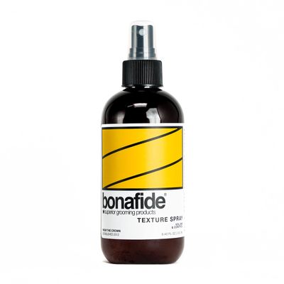 Bona Fide Pomade, Texture Spray, 8.45 oz. Volumizing Texturizing Medium Hold and Shine, Water-Based Formula, Non-Flaking, Light Grapefruit Fragrance