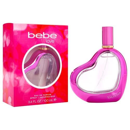 Bebe Love Perfume for Women - Floral Fruity - Romantic Scent with Sicilian Lemon, Redcurrant, and Pink Freesia - 3.4 oz EDP Spray