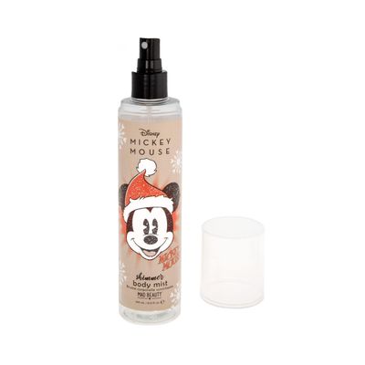 MAD Beauty Disney Mickey Mouse Body Mist, Silver Shimmering Frosted Berries, Christmas Gift, Jingle All The Way, Elegant, Body Care