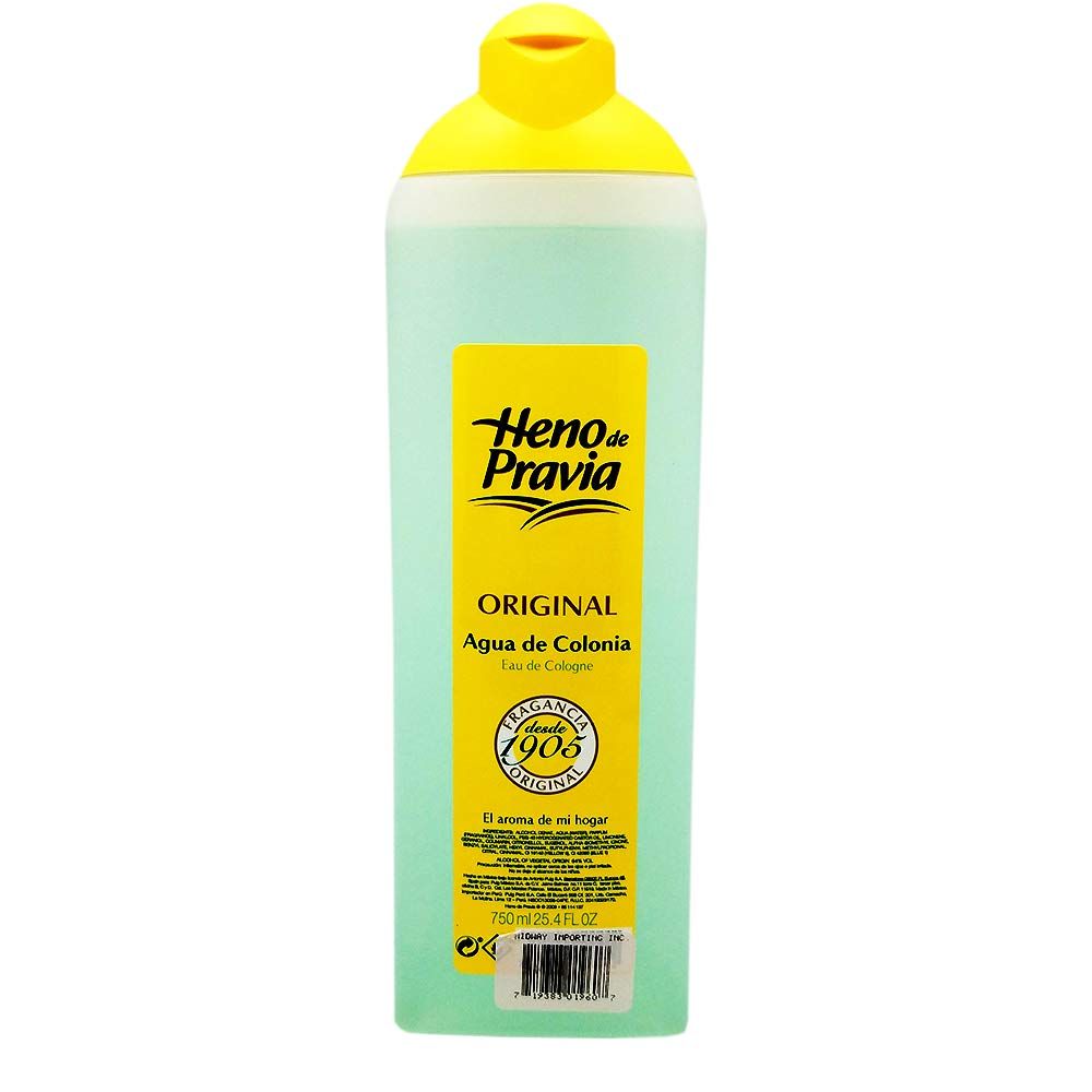Heno de Pravia Splash Cologne Agua de Colonia, clear, 25.4 Fl Oz