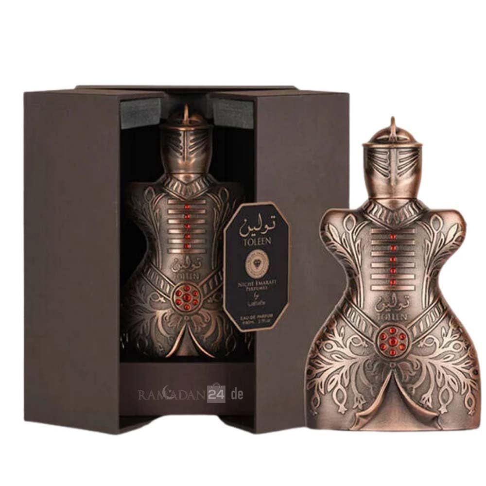 LATTAFA NICHE EMARATI TOLEEN 2.7 EAU DE PARFUM SPRAY (METAL BOTTLE)