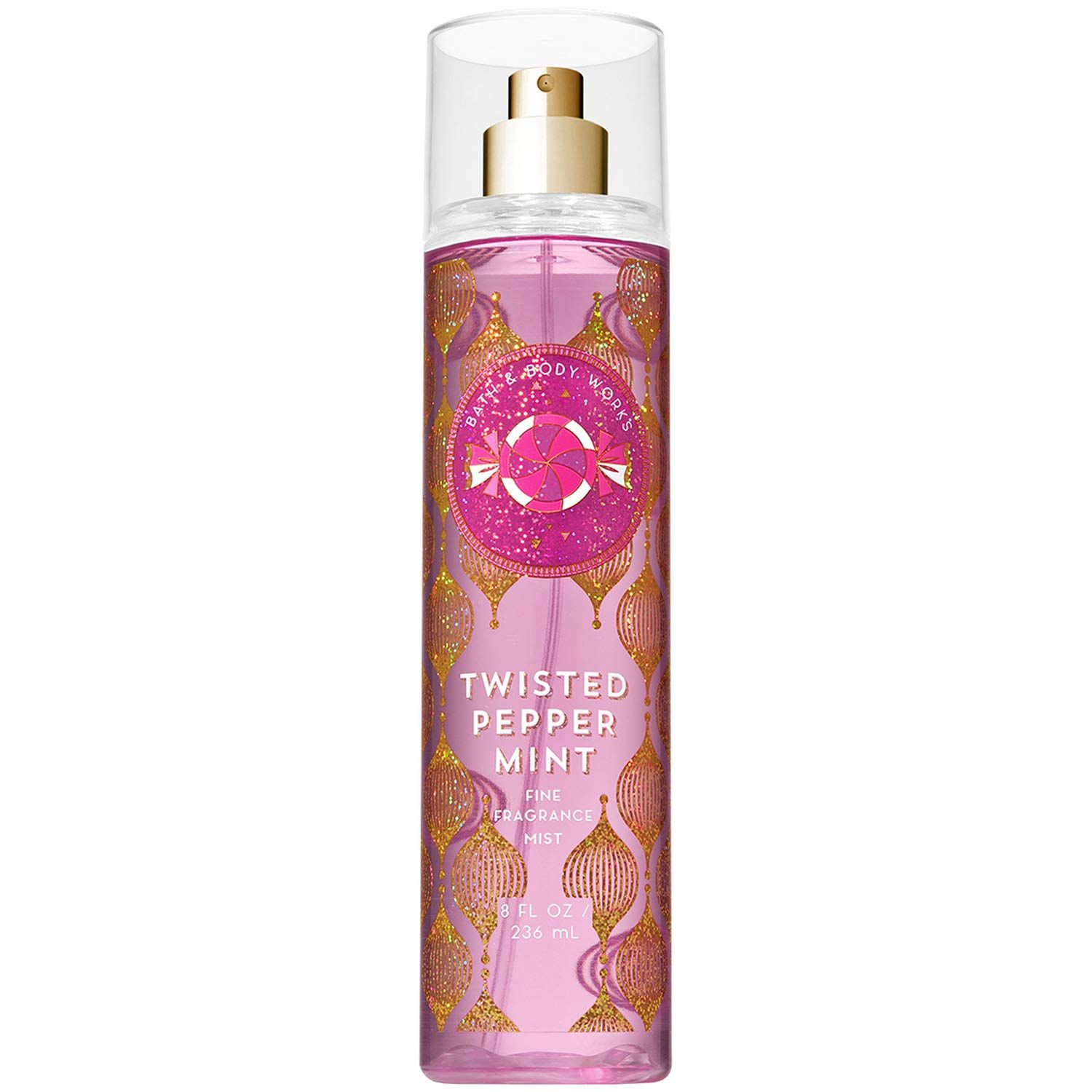 Bath Body Works Twisted Peppermint Fine Fragrance Mist, 8.0 Ounce