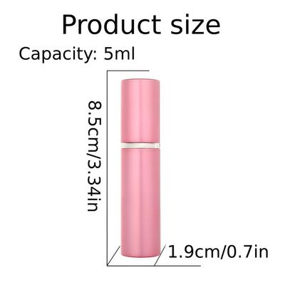 sangzisally 2PCS Refillable Perfume Atomizer 5ml Perfume Bottle, Mini Travel Atomizer Empty Portable Perfume Spray Bottle, Bottom-Filling Fragrances Perfumes Atomize