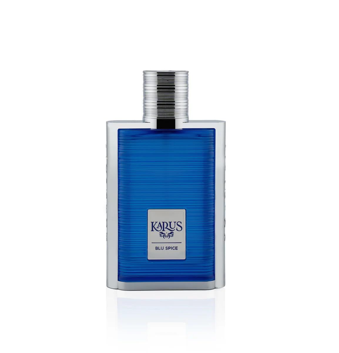 KHADLAJ PERFUMES Karus Blu Spice Eau de Parfum Spray for Unisex, 3.4 Ounce