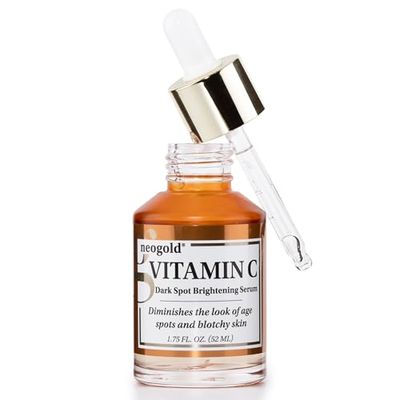 Neogold Brightening Vitamin C Face Serum Anti Aging Eye Serum Fragrance Free Potent Vitamin C Face Moisturizer Facial Serum For Women, Acne, Dark Spot Treatment, Wrinkles, Uneven Skin Tone, 2 Fl Oz
