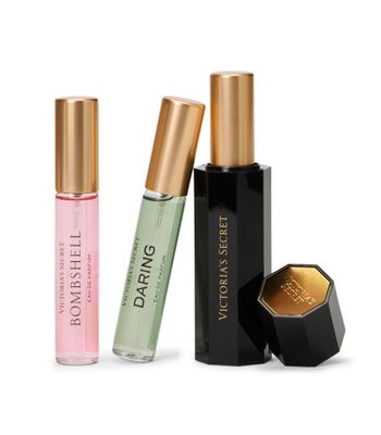 Victoria's Secret Travel Fragrance Spray Gift Set, Bombshell, Bare Daring, Assorted Scents