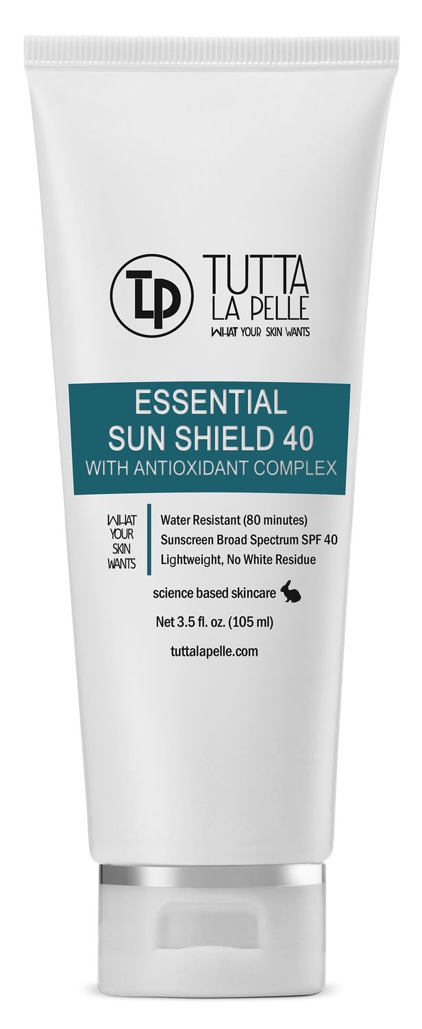 Zinc Oxide Sunscreen SPF 40 - Broad Spectrum UVAUVB Protection - Water resistant (Up to 80 minutes) - Sunblock - Fragrance-free, Lightweight - Vitamin C Antioxidant - 3.5oz