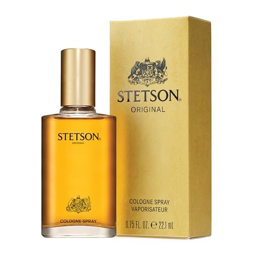 Stetson Original - Cologne for Men - Classic, Woody and Masculine Aroma with Fragrance Notes of Citrus, Patchouli, and Tonka Bean - 0.75 Fl Oz