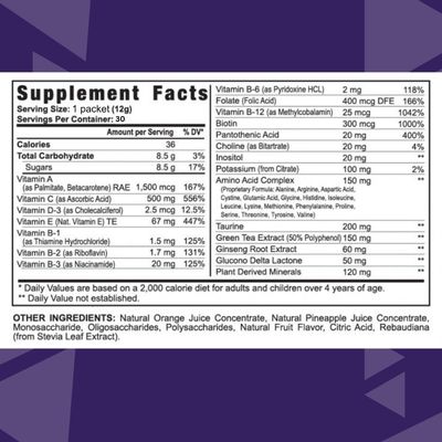 Youngevity Rebound FX Citrus Punch On-The-Go Stick Packs - 30 Count Box - Sports Energy Drink with Vitamins, Amino Acids, and Electrolytes - Natural Caffeine - Supports Hydration and Recovery