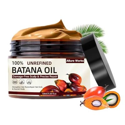 100 Raw Batana Oil - Unrefined from Honduras. Promotes hair growth, thickness, and prevents hair loss. Suitable for both men and women. A natural cream for healthier, stronger hair
