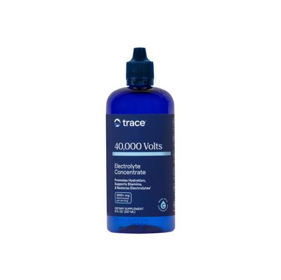 Trace Minerals 40,000 Volts - Concentrate Supplement Drops for Electrolyte Support - Support Muscle Health Vitality - Workout Drink to Aid Hydration - 8 fl oz (48 Servings)
