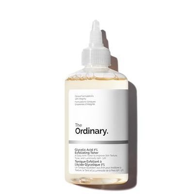 The Ordinary Glycolic Acid 7 Exfoliating Toner, Brightening and Smoothing Daily Toner for More Even-Looking Skin Tone, 3.4 Fl Oz