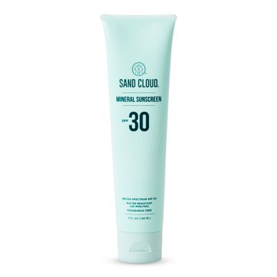Sand Cloud Broad Spectrum Mineral Sunscreen for Body SPF 30, 5 Oz - Fragrance-Free Body Mineral Sunscreen that Hydrates, Nourishes, Protects Skin - Zinc Oxide Body Sunscreen for Sensitive Skin