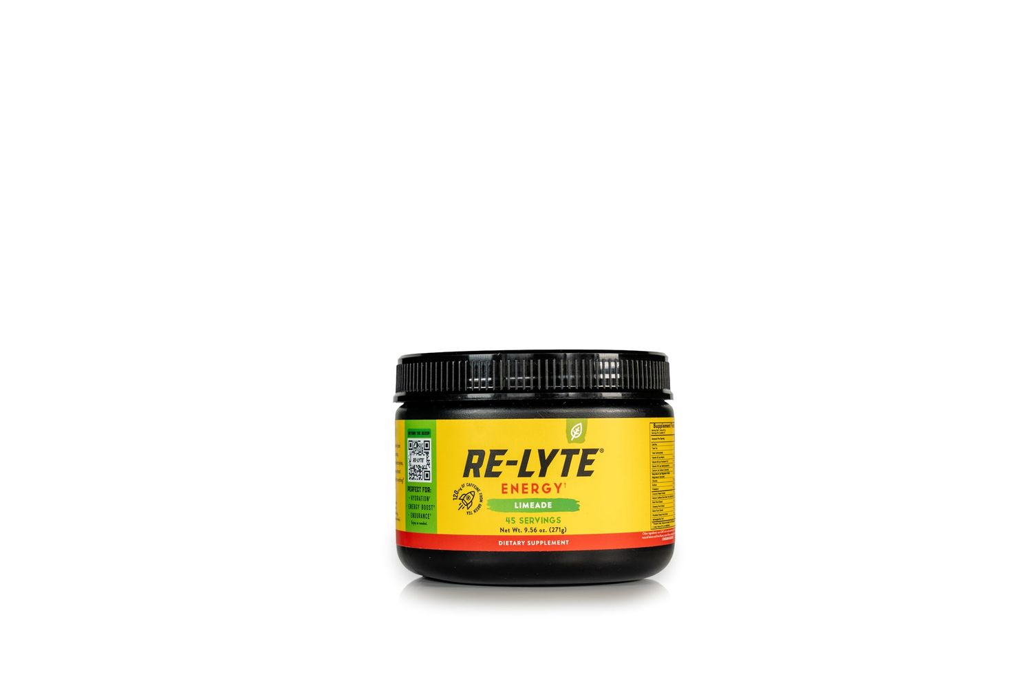 REDMOND Re-Lyte Energy Electrolyte Mix, Limeade, 8.9oz Jar