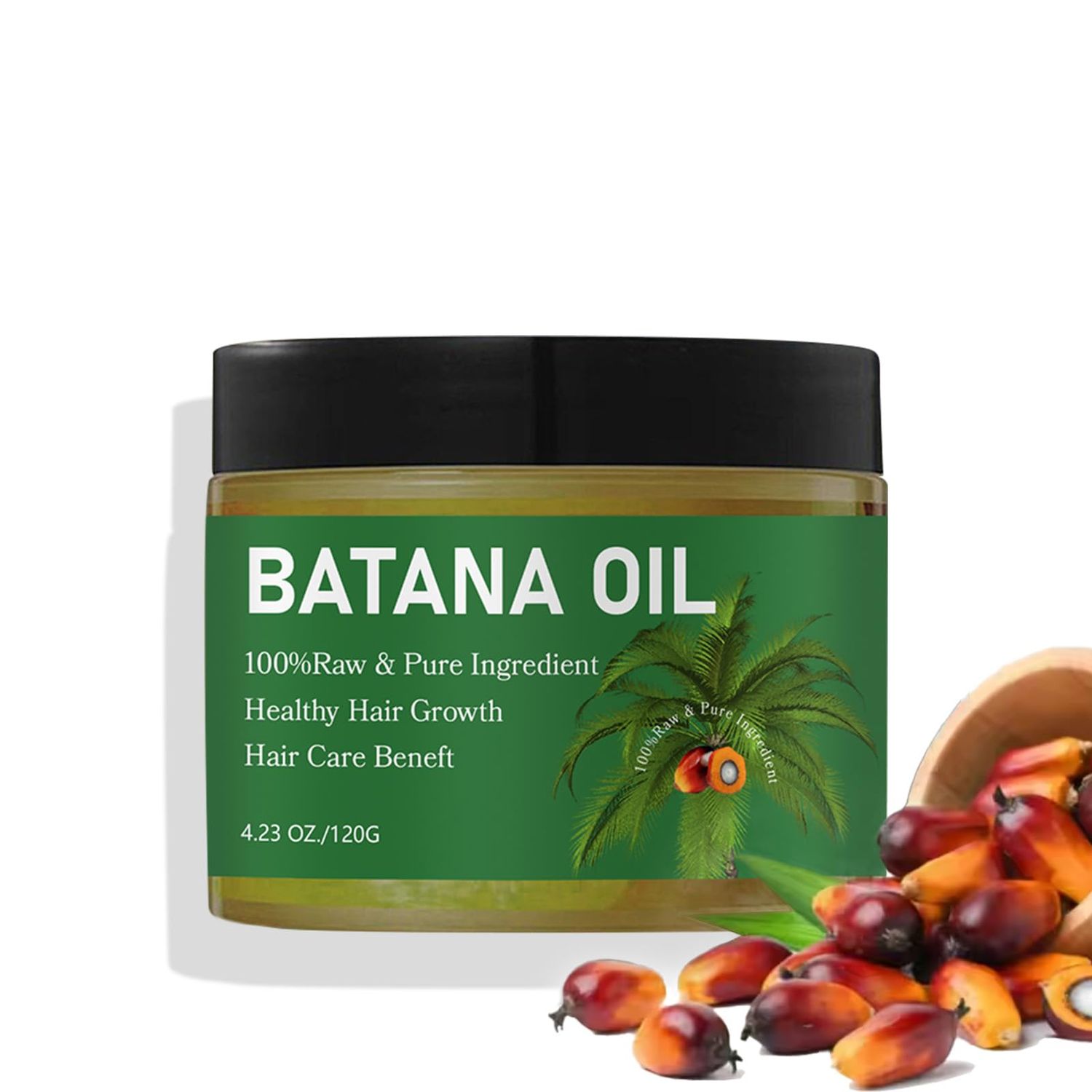 Batana Oil for Hair Growth, 100 Raw OrganicBatana Natural Hair Growth Oil for Thick and Strong Natural Hair 100 Honduran Deeply Nourishing Scalp