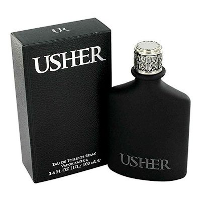Usher for Men Eau de Toilette Spray, 3.4 Ounce