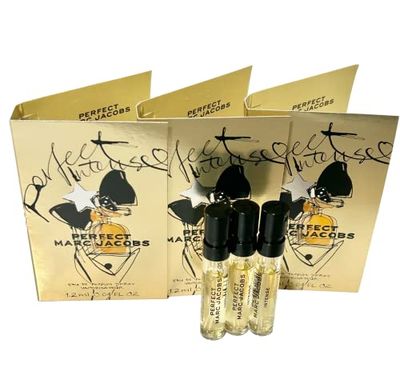 Marc Jacobs Perfect INTENSE Sample Women Perfume Spray 1.2 ml 0.04 oz - set of 3