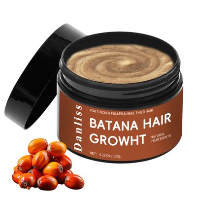 Dr. Sebi Natural Raw Batana Oil for Hair Growth Prevents Hair Loss, Hair Care, from Honduras, Organic Enhances Hair Thickness in Men Women 4.23 Oz