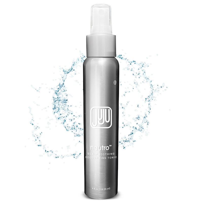 Soothing Scalp Hair Deodorizer Spray Tonic Neutro 4 Fl Oz - Hair Odor Neutralizer Spray, Scalp Odor Neutralizer, After Workout Refresher, No Artificial Fragrances Perfume Mist for Sweat and Odors