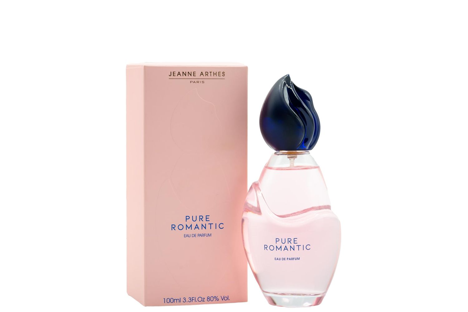 Jeanne Arthes - Pure Romantic Eau De Parfum - Spray Perfume for Women - Floral Fruity Scent - Notes of Bergamot, Orange Blossom, Blackcurrant - Made in France - 3.38 fl.oz