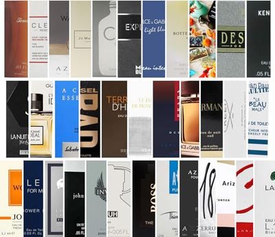 Pilestone Men&#39;s Cologne Top Designer Best Rated Sample Lot - High End Niche Most Popular Fragrance Sampler Vial Set (8 Random Samples)