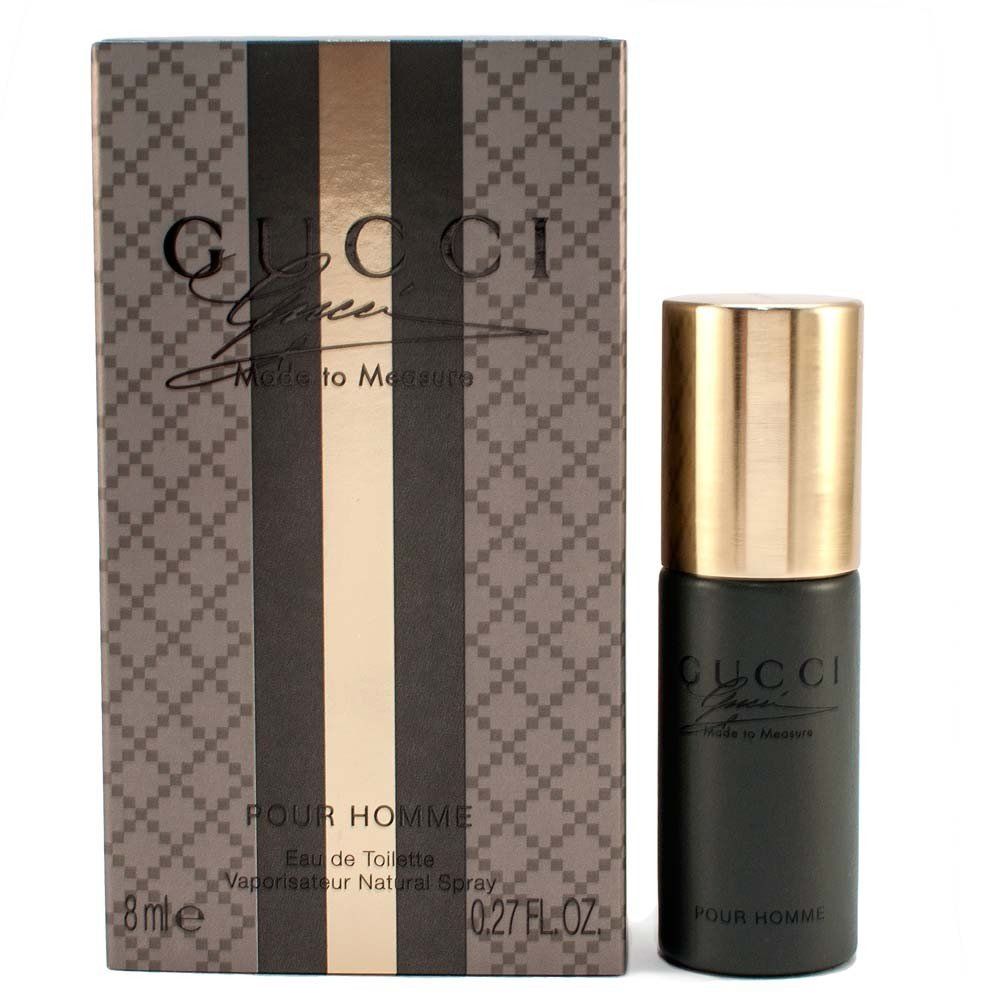 Gucci Made to Measure Pour Homme Eau De Toilette Stray Men&#39;s Cologne Travel Size 8 Ml 0.27 Oz