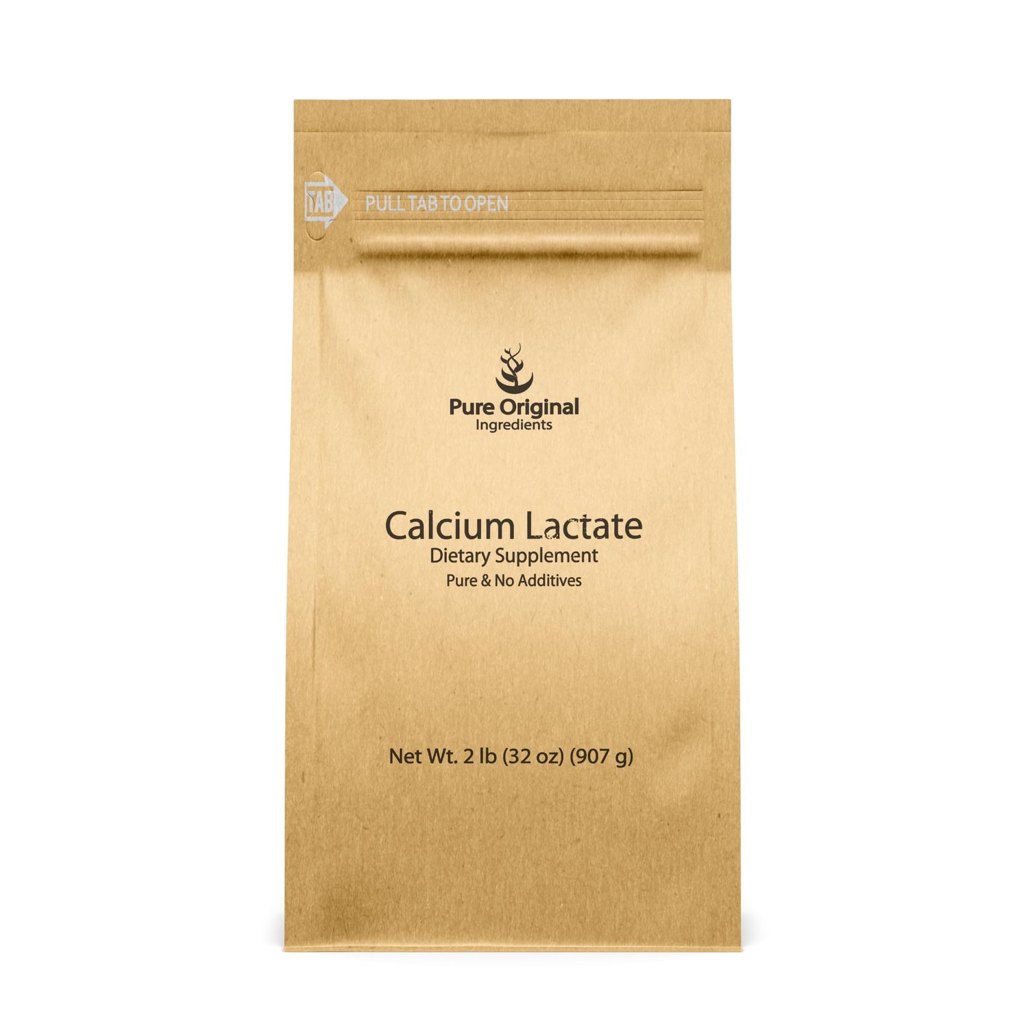 Pure Original Ingredients Calcium Lactate (2 lb) Calcium Supplement, Electrolyte