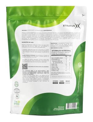 Xtratus Endurance Fluids Lime - Sport Energy Drink Mix with Carbohydrates and Electrolytes with Real Lime. 21 (GlucoseFructose). Gut Friendly. Colorants and Preservatives Free. Vegan - 35.27 Oz.