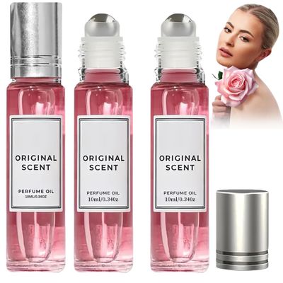 JOIEFIEX 3Pcs Enhanced Scents Pheromone Perfume,Venom Flavor, Venom Pheromone for Women,Long Lasting Roll-On Perfume for Women