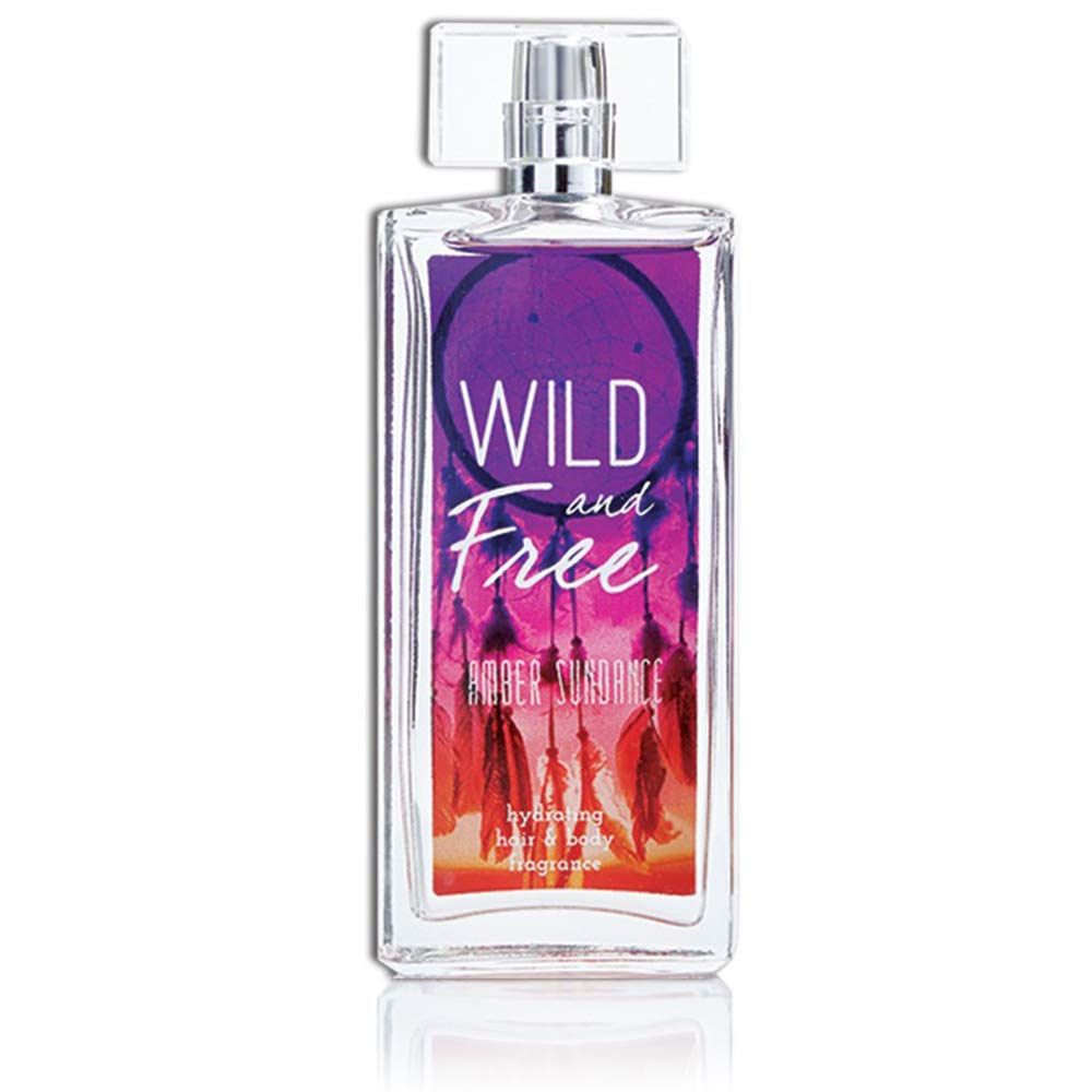 Tru Western Wild and Free Amber Sundance Women&#39;s Hydrating Hair and Body Fragrance, 3.4 fl oz (100 ml) - Notes of Citrus, Coconut Creme, Gardenia, Sandalwood, Amber