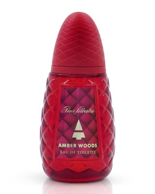 Pino Silvestre Amber Woods Perfume for Men - Aromatic, Woody, Spicy Scent - Blended with Lemon, Lavender, Patchouli, and Sandalwood - for Bold, Elegant Gentlemen - 4.2 oz EDT Spray