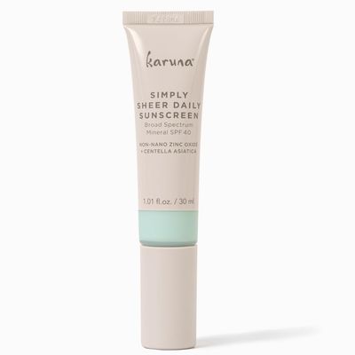 Karuna - Simply Sheer Daily Mineral Sunscreen SPF 40, Non-greasy Formula, Fragrance Silicone-Free Redness Corrector (Green), 30 mL1.01 fl. oz