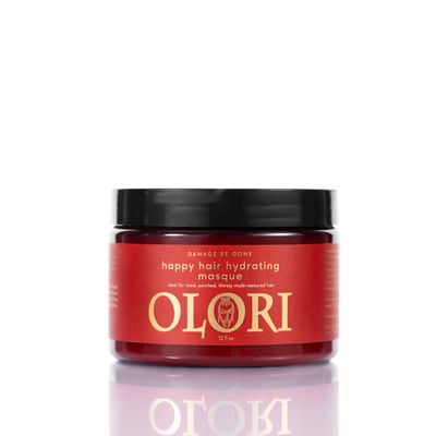 Olori Happy Hair Mask for Dry Damaged Hair and Growth Moisturizing Hair Mask for Curly Hair Hydrating with Batana Oil to Help Nourish, Restore Softness Strength