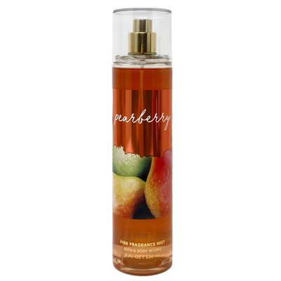 Bath Body Works Pearberry Fine Fragrance Mist, 8 Oz - Pack of 3