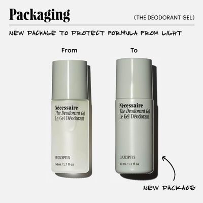 Ncessaire - The Deodorant Gel Eucalyptus - Aluminum-Free Deodorant for Women Men. Clinical Mandelic Acid Deodorant. Extra Strength Odor Control. No Bumps. No Discoloration. No Parabens. 1.7 fl oz