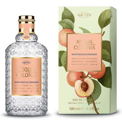 Muelhens 4711 Acqua Colonia White Peach and Coriander for Unisex - 3.4 oz EDC Spray