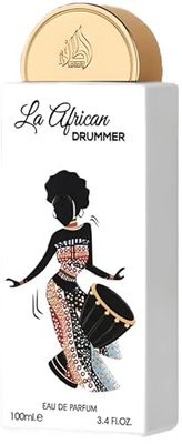 Lattafa Pride La African Drummer Eau de Parfum Spray for Women, 3.4 Ounce