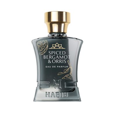 H HABIBI Spiced Bergamot Orris Arabian Cologne For Men, Eau De Parfum (2.5 Oz) Long Lasting Perfume For Men Blended With Sweet Spicy Notes of Sage Oud