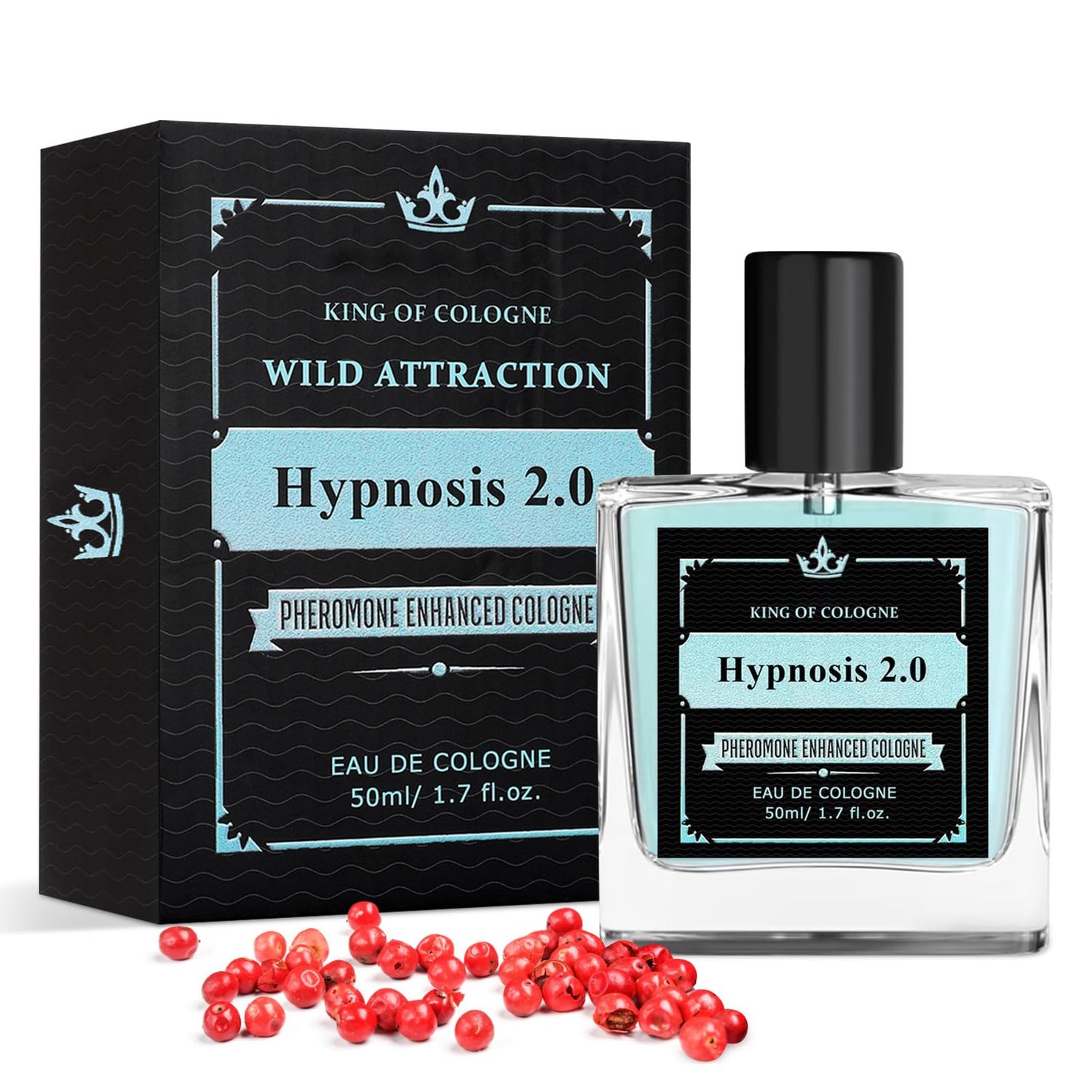 Her Ioss Pheromone Cologne For Men,Hypnosis 2.0 Cologne for Men,Pheromone-Infused Hypnosis Cologne,Enhance Attraction,Long Lasting Scent -Give to Father, Boy Friend and Husband Commemoration Day Gift