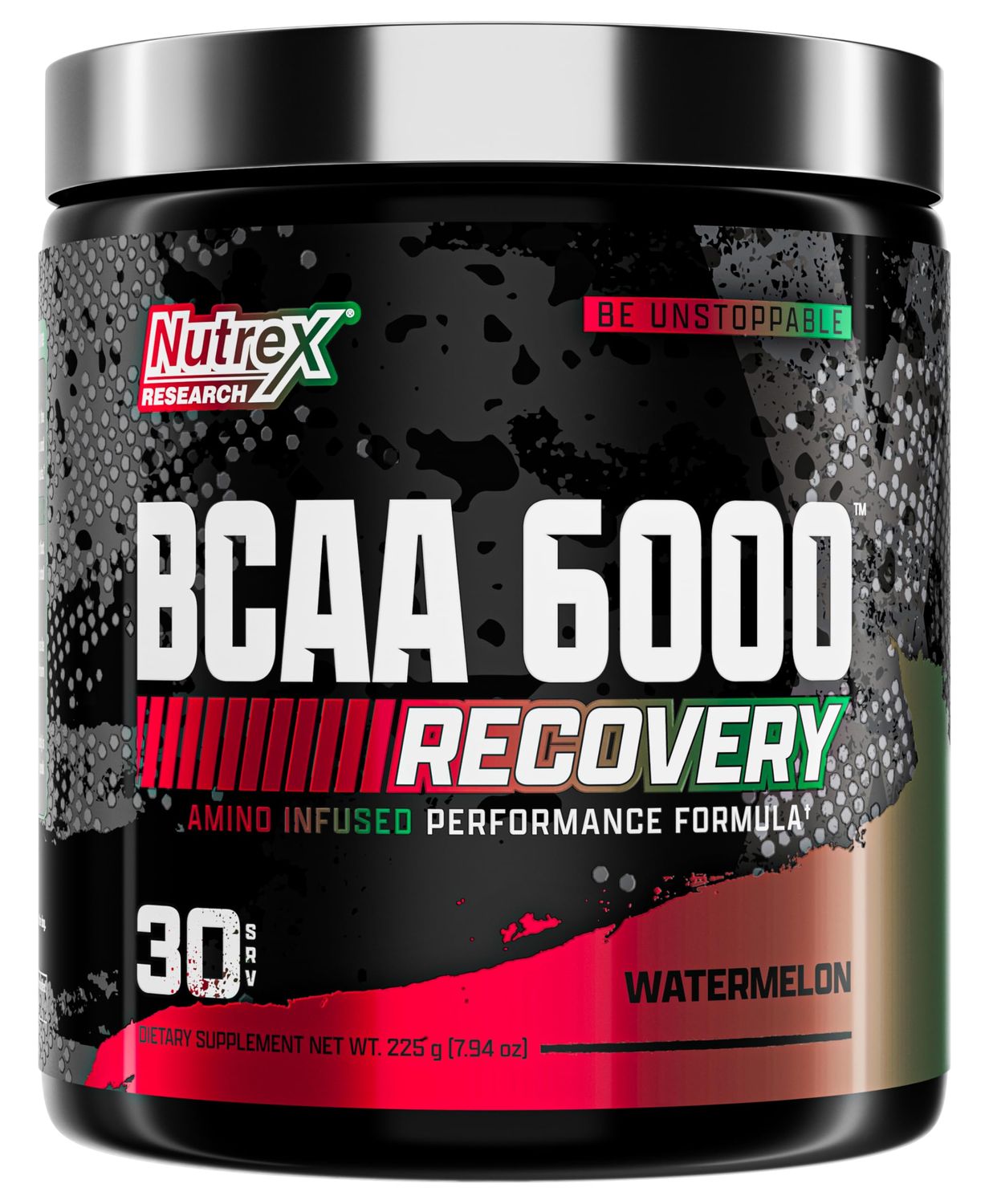 Nutrex Research - BCAA Powder 6000 Amino Acid - 6 Grams of BCAAs Amino Acids Supplement for Post Workout Recovery Muscle Growth - Amino Energy Workout Recovery Drink (Watermelon - 30 Servings)
