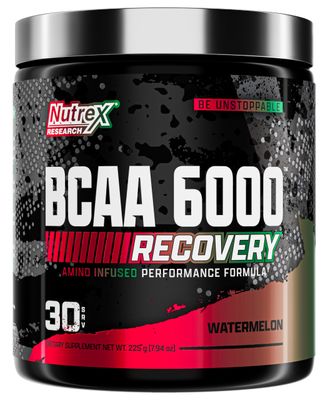 Nutrex Research - BCAA Powder 6000 Amino Acid - 6 Grams of BCAAs Amino Acids Supplement for Post Workout Recovery Muscle Growth - Amino Energy Workout Recovery Drink (Watermelon - 30 Servings)