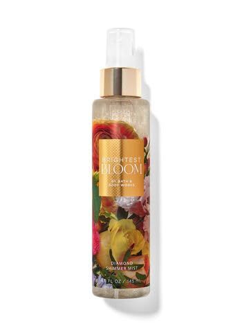 Bath and Body Works Diamond Shimmer Mist 4.9 Fluid Ounce (Brightest Bloom)
