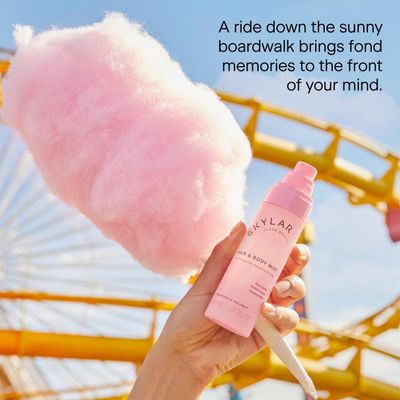Skylar Boardwalk Delight Hair Body Mist Hypoallergenic Clean Fragrance Vegan, Cruelty Free, and Safe For Sensitive Skin 80 ML, 2.7 Fl Oz