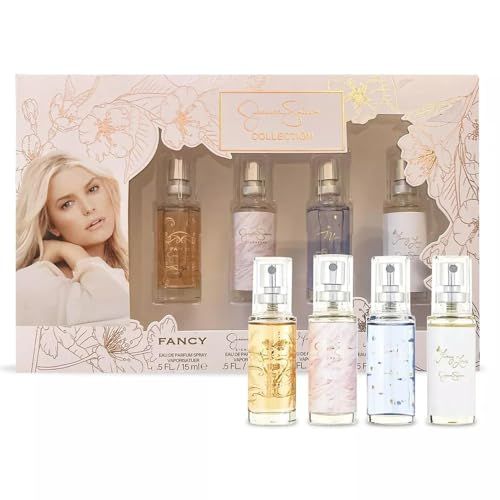 Jessica Simpson Collection 4-Piece Gift Set for Women - Mini Eau de Parfum Travel Spray - 0.5 Ounce