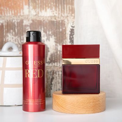 GUESS Seductive Red for Men Deodorizing Body Spray 6 Oz