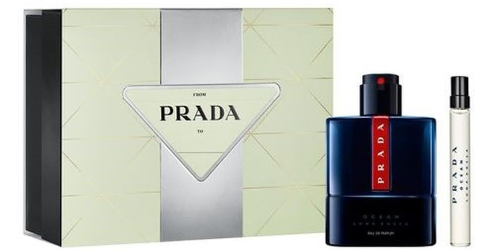 Prada Luna Rossa Ocean 2-Piece Gift Set (Eau de Parfum Spray 3.4 Fl Oz, Eau de Toilette Spray 0.34 Fl Oz)