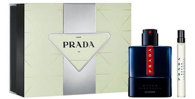 Prada Luna Rossa Ocean 2-Piece Gift Set (Eau de Parfum Spray 3.4 Fl Oz, Eau de Toilette Spray 0.34 Fl Oz)