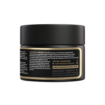 The Beard Struggle Warriors Beard Balm - Gold Collection, Hoenir's Poem - Non-Greasy Low-Hold Formula, Luxurious Cologne-Grade Fragrances 100 Natural and Plant-Based Ingredients - 50g