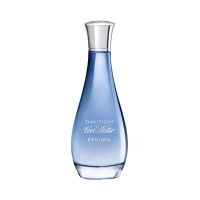 Davidoff Cool Water Reborn Eau de Toilette - Floral Woody Women&#39;s Perfume - With Notes of Rose Absolute, Vetiver Tonka Bean - Long Lasting Fragrance - 3.3 Fl Oz